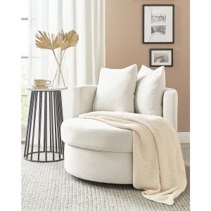 Fauteuil stof lichtbeige DALBY Fauteuil stof lichtbeige DALBY