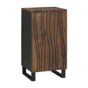 Dressoir Bruin 40 x 33 x 75 cm massief mangohout