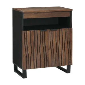 Dressoir met lade Bruin 60 x 33 x 75 cm massief mangohout Dressoir met lade Bruin 60 x 33 x 75 cm massief mangohout
