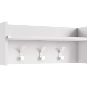 Dressoir Narciso 29x90x34h cm Wit: Plank en Kapstok, Hangend. Gemaakt in Italië Dressoir Narciso 29x90x34h cm Wit: Plank en Kapstok, Hangend. Gemaakt in Italië