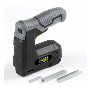 Elektrische Niet- en Spijkerpistool FARTOOLS 3,6V Draadloos met 1,5Ah Batterij, 30 slagen/min, Nietjes 12mm & Spijkers 10mm, USB Opladen Elektrische Niet- en Spijkerpistool FARTOOLS 3,6V Draadloos met 1,5Ah Batterij, 30 slagen/min, Nietjes 12mm & Spijkers 10mm, USB Opladen