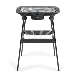 Elektrische 2-in-1 Barbecue Livoo DOM506 2200W zwart met thermostaat en verstelbare poten Elektrische 2-in-1 Barbecue Livoo DOM506 2200W zwart met thermostaat en verstelbare poten