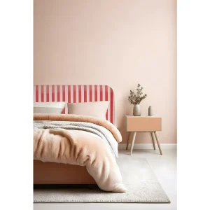 Fluwelen hoofdbord, rood/roze 160×97 cm