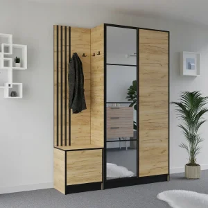 Garderobekast EDEN 13 – Eiken Craft Goud