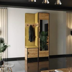 Garderobe ROJ 11 eiken craft goud + geel