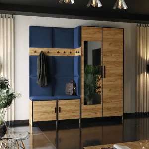 Garderobe ROJ 21 eiken craft goud + blauw Garderobe ROJ 21 eiken craft goud + blauw