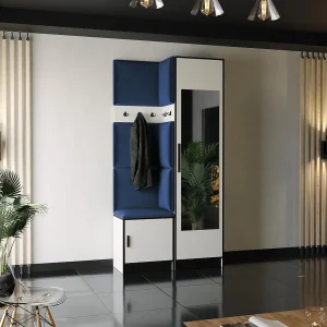 Garderobe ROJ 11 wit + blauw