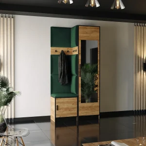 Garderobe ROJ 11 eiken craft goud + groen