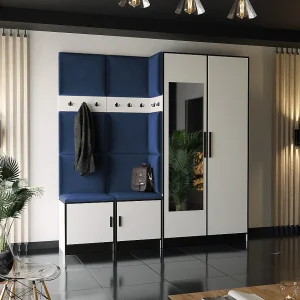 Garderobe ROJ 21 wit + blauw Garderobe ROJ 21 wit + blauw