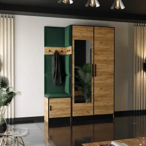Garderobe ROJ 13 eiken craft goud + groen Garderobe ROJ 13 eiken craft goud + groen
