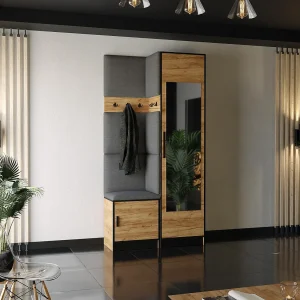 Garderobe ROJ 11 eiken craft goud + grij