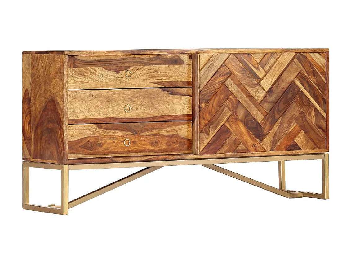 Dressoir 118x30x60 cm massief acaciahout