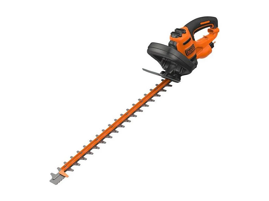 Elektrische snoeischaar met snoer Black+Decker BEHTS451 60cm 550W diamantgeslepen dubbele mes, ergonomisch en veilig