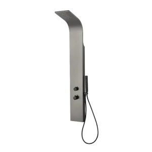Essegun mechanisch douchepaneel metallic grijs – Essebagno Essegun mechanisch douchepaneel metallic grijs – Essebagno