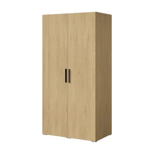 Draaideurkast Napoli 2D 100 Cremona Eiken (zwarte of gouden handgreep) Draaideurkast Napoli 2D 100 Cremona Eiken (zwarte of gouden handgreep)