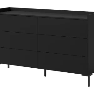 Dressoir met lades Liam 6S 150 Zwart Dressoir met lades Liam 6S 150 Zwart
