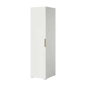 Draaideurkast Napoli 1D 50 Wit (zwarte of gouden handgreep) Draaideurkast Napoli 1D 50 Wit (zwarte of gouden handgreep)