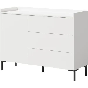 Dressoir met lades Liam 1D3S 125 Wit Dressoir met lades Liam 1D3S 125 Wit
