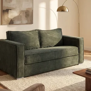 Driezits express slaapbank van ribfluweel – Beige – LORETO – Koop nu goedkoop online Driezits express slaapbank van ribfluweel – Beige – LORETO – Koop nu goedkoop online