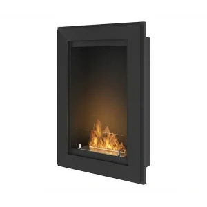 Frame 550 SimpleFire Inbouw Bio-ethanol Haard met Glas – Mat Zwart
