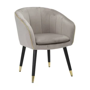 Fauteuil VKH316, Grijs, 62x58x78 cm, Kendra Home Fauteuil VKH316, Grijs, 62x58x78 cm, Kendra Home