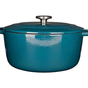 Geëmailleerde gietijzeren braadpan COSY & TRENDY FONTESTIC Ø28 cm 6,15 L voor alle warmtebronnen, inductie Diepblauw Geëmailleerde gietijzeren braadpan COSY & TRENDY FONTESTIC Ø28 cm 6,15 L voor alle warmtebronnen, inductie Diepblauw