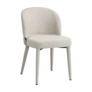 Eetkamerstoel – onderhoudsvriendelijke bekleding – bouclé – beige – COASES Eetkamerstoel – onderhoudsvriendelijke bekleding – bouclé – beige – COASES