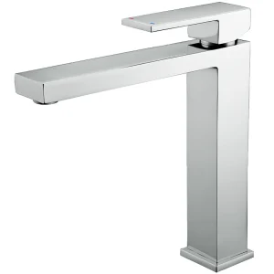 Fangolo hoge chromen wastafelmengkraan – Essebagno Fangolo hoge chromen wastafelmengkraan – Essebagno