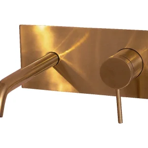 Envol inbouwwastafel geborsteld koper – Essebagno Envol inbouwwastafel geborsteld koper – Essebagno