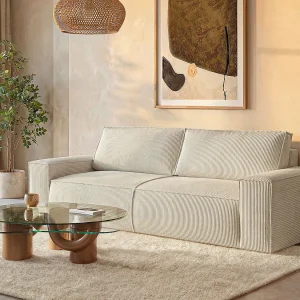 Vierzits slaapbank AMELIA van PASCAL MORABITO – Ribfluweel – Beige – Koop nu online Vierzits slaapbank AMELIA van PASCAL MORABITO – Ribfluweel – Beige – Koop nu online
