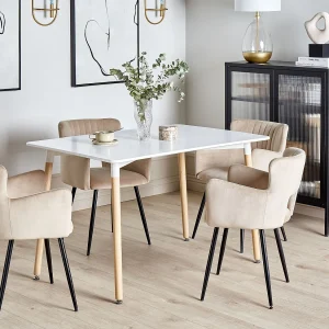 Eettafel NEWBERRY Wit 120 cm 80 cm