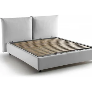 Talamo Italia Tweepersoonsbed Gabriella Wit Afneembaar, Opslag, Matrassmaat 160×200 cm Gemaakt in Italië Talamo Italia Tweepersoonsbed Gabriella Wit Afneembaar, Opslag, Matrassmaat 160×200 cm Gemaakt in Italië