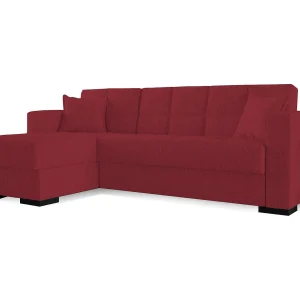 Dmora Slaapbank met Chaise Longue Fernando 150×227 cm Zwart Opbergruimte, Reversible, met Click-clack Systeem Dmora Slaapbank met Chaise Longue Fernando 150×227 cm Zwart Opbergruimte, Reversible, met Click-clack Systeem