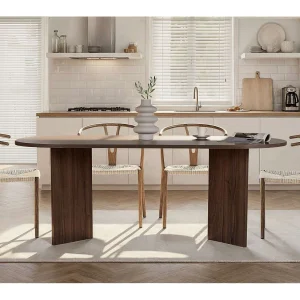Moderne Walnoot Eettafel "Sabella" 200 x 90 x 75 cm – Elegant Ontwerp voor Hedendaagse Ruimtes Moderne Walnoot Eettafel "Sabella" 200 x 90 x 75 cm – Elegant Ontwerp voor Hedendaagse Ruimtes