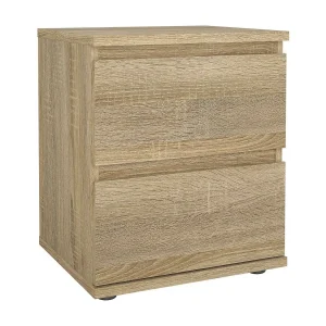 Drugan nachtkastje, Lage ladekast, Nachtkastje, Bedplank, 40×34 h48 cm, Eiken Drugan nachtkastje, Lage ladekast, Nachtkastje, Bedplank, 40×34 h48 cm, Eiken