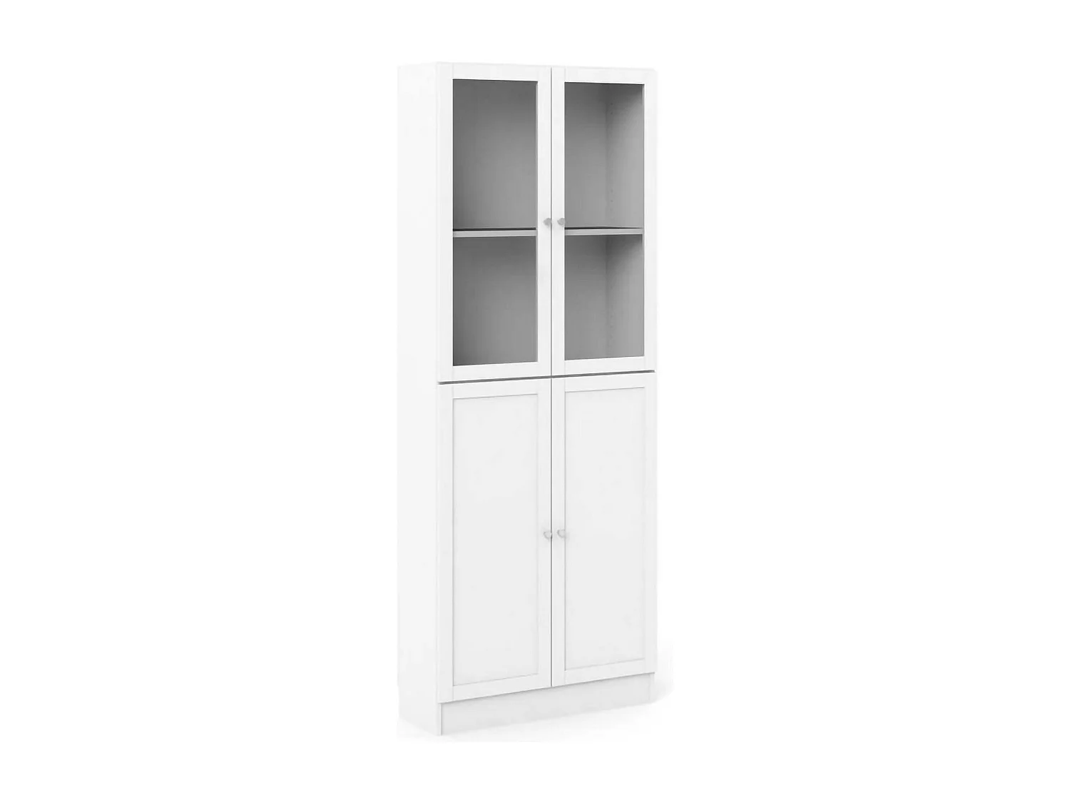 Dsnidar boekenkast, Kantoorplank, Boekenkast, Bibliotheek, 79x28 h203 cm, Wit