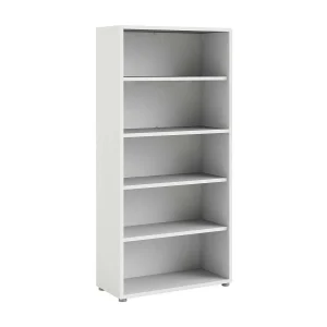 Dtedold boekenkast, Kantoorplank, Boekenkast, Bibliotheek, 89×40 h186 cm, Wit Dtedold boekenkast, Kantoorplank, Boekenkast, Bibliotheek, 89×40 h186 cm, Wit