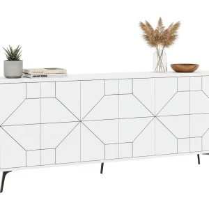 Geloofwaardigheid bij de jeugdEnza Dlabrocc, Woonkamerbuffet, Woonkamer, Keukenkast, 184x35h77 cm, Wit Geloofwaardigheid bij de jeugdEnza Dlabrocc, Woonkamerbuffet, Woonkamer, Keukenkast, 184x35h77 cm, Wit