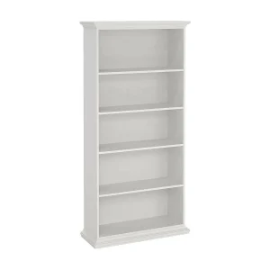 Dtaran boekenkast, Kantoorplank, Boekenkast, Bibliotheek, 96×37 h201 cm, Wit Dtaran boekenkast, Kantoorplank, Boekenkast, Bibliotheek, 96×37 h201 cm, Wit