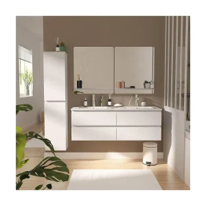 Dubbele unit + spiegel + kraan + SORRENTO kolom