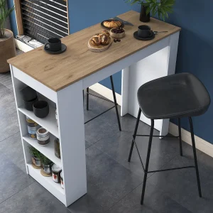 "Juan" Houten Eettafel – Bruin – 120 x 50 x 100 cm – Elegant Design – Ideaal voor Keuken of Woonkamer
