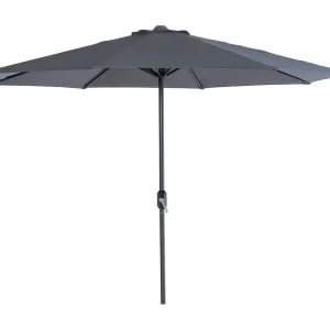 Garden Impressions Lotus parasol Ø300 cm – donker grijs Garden Impressions Lotus parasol Ø300 cm – donker grijs