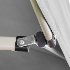 Gazébo pliant pliant 3 X 2 Blanc recouvert de PVC imperméable Gazébo pliant pliant 3 X 2 Blanc recouvert de PVC imperméable