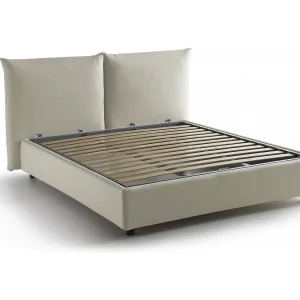 Talamo Italia Tweepersoonsbed Gabriella Beige, Afneembare Hoes, Opslagruimte, Matrasmaat 160×200 cm Made in Italy Talamo Italia Tweepersoonsbed Gabriella Beige, Afneembare Hoes, Opslagruimte, Matrasmaat 160×200 cm Made in Italy