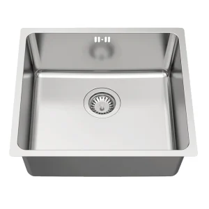 Essenox Spüle 1 Becken 49×44 aus Edelstahl – Essebagno Essenox Spüle 1 Becken 49×44 aus Edelstahl – Essebagno