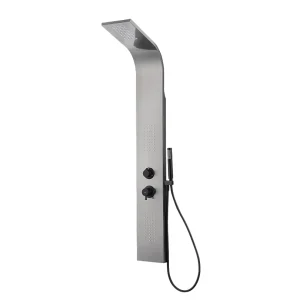 Esseflat mechanisch douchepaneel metallic grijs – Essebagno