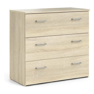 Drenaul ladekast, Multifunctionele ladekast, Slaapkamer ladekast, Kast met lades, 74×36 h70 cm, Eiken Drenaul ladekast, Multifunctionele ladekast, Slaapkamer ladekast, Kast met lades, 74×36 h70 cm, Eiken
