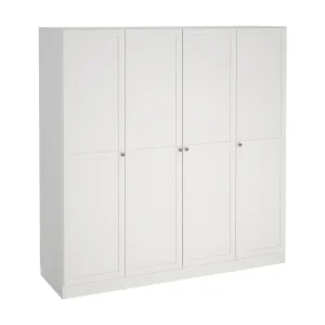 Dserr grote kledingkast, Slaapkamermeubel, Inloopkast, Kledingkast, 196×62 h200 cm, Wit Dserr grote kledingkast, Slaapkamermeubel, Inloopkast, Kledingkast, 196×62 h200 cm, Wit