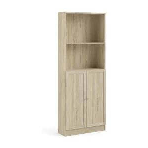 Dsoffrid boekenkast, Kantoorplank, Boekenkast, Bibliotheek, 79×28 h203 cm, Eiken Dsoffrid boekenkast, Kantoorplank, Boekenkast, Bibliotheek, 79×28 h203 cm, Eiken