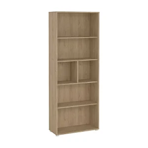 Dsposit boekenkast, Kantoorplank, Boekenkast, Bibliotheek, 80×34 h205 cm, Eiken Dsposit boekenkast, Kantoorplank, Boekenkast, Bibliotheek, 80×34 h205 cm, Eiken